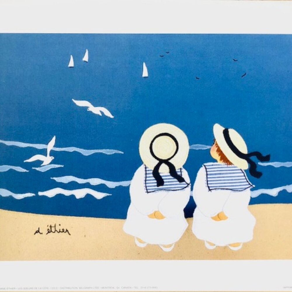 Les Sœurs de la Côte by Diane Ethier – Nautical Coastal Art Print